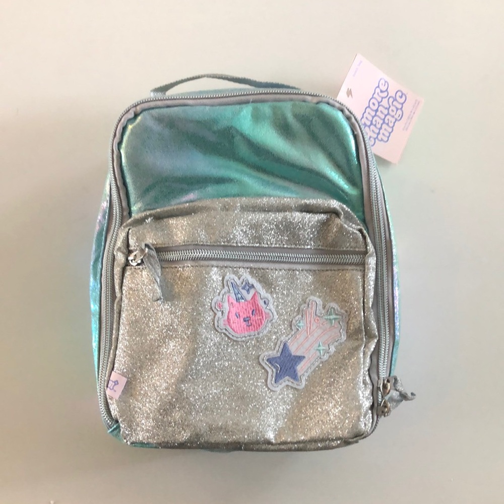More than Magic glitter lunch tote